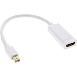17193K - InLine® Câble adaptateur Mini DisplayPort HDMI avec audio
