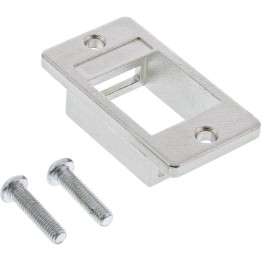 InLine? Keystone SNAP-In Modulhalter, 1-fach, Metall, f?r flache Oberfl?chen