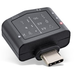 33054B - InLine® Mini USB-C 96KHz Hi-Res Audio Adapter mit PD, USB-C zu 3,5mm Buchse  USB-C Buchse