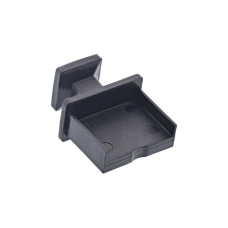 Protège-poussière, InLine®, pour USB A prise femelle, noir, conditionnement par 50