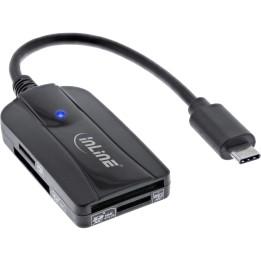 InLine? Card Reader, USB-C, USB 3.2 Gen.1, f?r SD und microSD