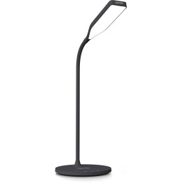 59903S - InLine® SmartHome LED Lampe de table avec surface de recharge Qi et sortie USB, noir