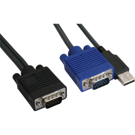 KVM Commutateur, InLine®, 2 x, USB