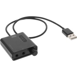 33052A - InLine® Câble convertisseur USB vers HQ Audio