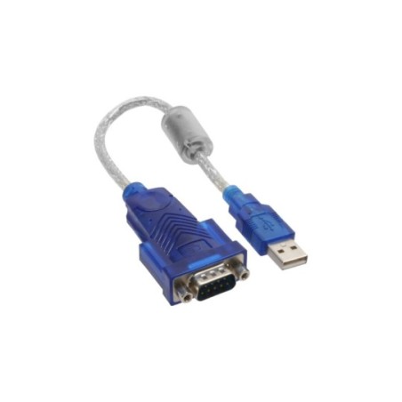 Adaptateur USB - câble sériel Premium, InLine®, prise A à 9 broches Sub D prise