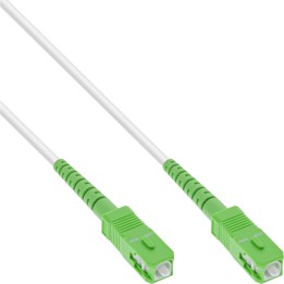 InLine? LWL Simplex Kabel, FTTH, SC/APC 8? zu SC/APC 8?, 9/125?m, OS2, 10m